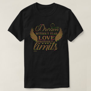 LEBEN OHNE ANGST LIEBE OHNE BESCHRÄNKUNGEN motivie T-Shirt