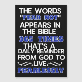 Leben ohne Angst Magnetkarte