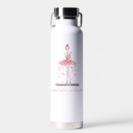 Leben ohne Ballett wäre sinnlos pinkfarbener Tutu Trinkflasche