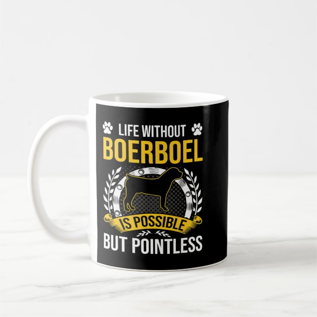 Leben ohne Boerboel ist sinnloser Hund mehr Kaffeetasse (Links)