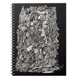 Leben ohne Haut von Brian Benson Notebook Notizblock