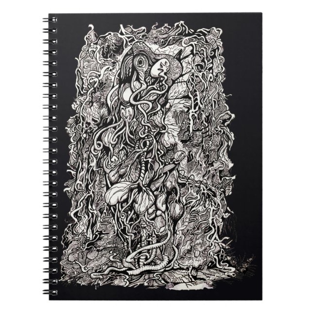 Leben ohne Haut von Brian Benson Notebook Notizblock (Vorderseite)