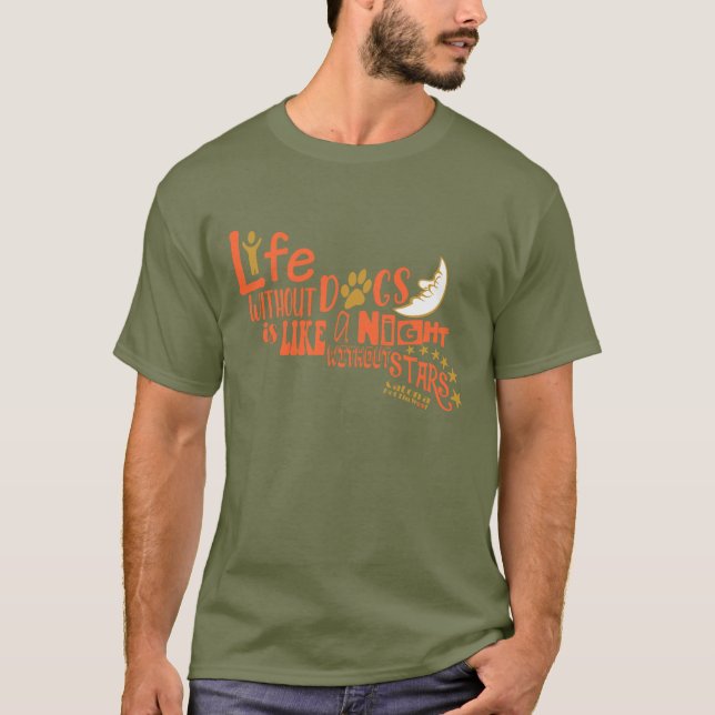 Leben ohne Hunde ist wie T - Shirt (Vorderseite)
