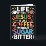 Leben ohne Jesus Lustiger Christlicher Glaube Karte<br><div class="desc">Leben ohne Jesus Lustiger Christlicher Glaube</div>