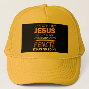 Leben ohne Jesus Lustiges Christliches Religiöses Truckerkappe