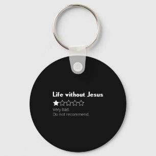 Leben ohne Jesus schlecht, nicht empfehlenswert ch Schlüsselanhänger