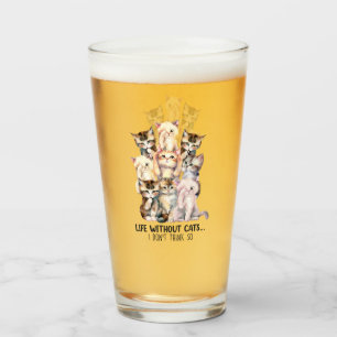 Leben ohne Katzen? Ich denke nicht so Glas