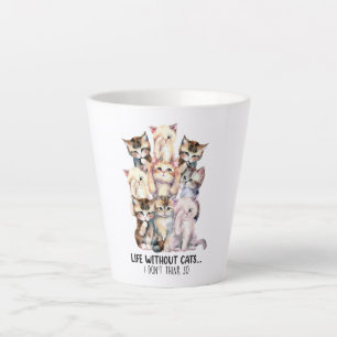 Leben ohne Katzen? Ich denke nicht so Milchtasse