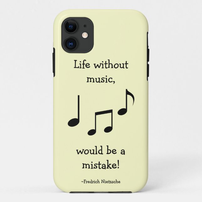 Leben ohne Musik iPhone 5 Fall Case-Mate iPhone Hülle (Rückseite)