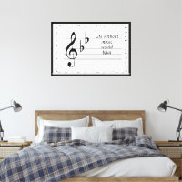 "Leben ohne Musik" würde das druckbare Poster tänz