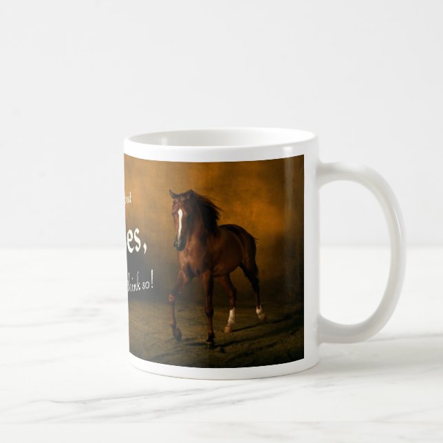 Leben ohne PferdeTasse Kaffeetasse (Rechts)