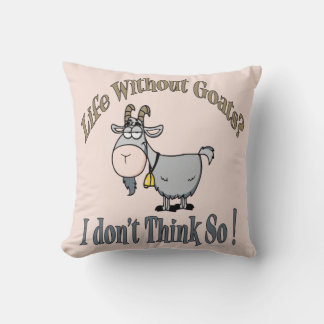 LEBEN OHNE ZIEGEN | von TotallyGoatally™ Kissen