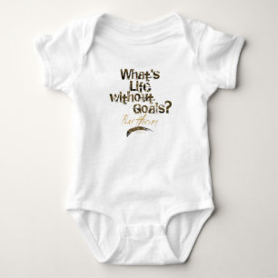 Leben ohne Ziele (Hockey) Baby Bodysuit Baby Strampler