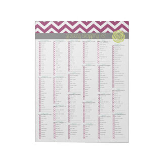 Leben. Organisiert. Einkaufsliste Tearpad Notizblock
