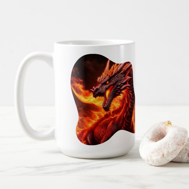 Leben passiert, Kaffee hilft Tasse (Mit Donut)