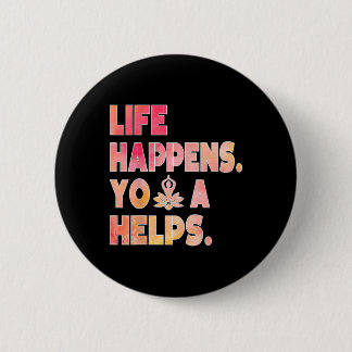 Leben passiert Yoga hilft _12  Button