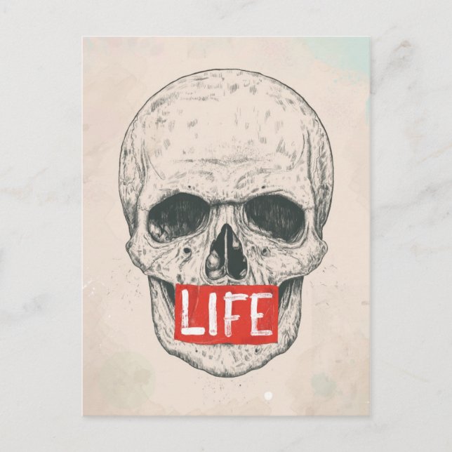 Leben Postkarte (Vorderseite)