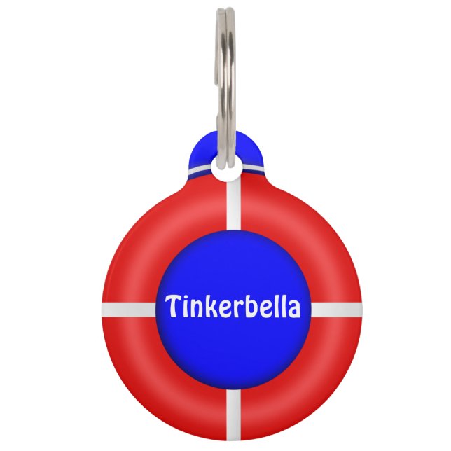 Leben-Ring-Gewohnheit Tiernamensmarke (Vorderseite)