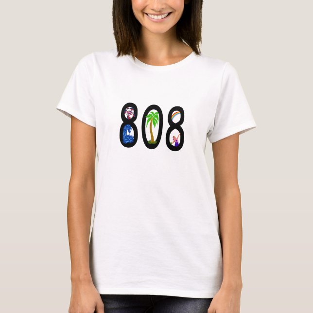 Leben-Shirt mit 808 Inseln T-Shirt (Vorderseite)