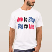 Leben Sie Blog T - Shirt