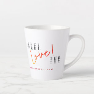 Leben Sie die Leidenschaft ... Fühlen Sie die Lieb Milchtasse