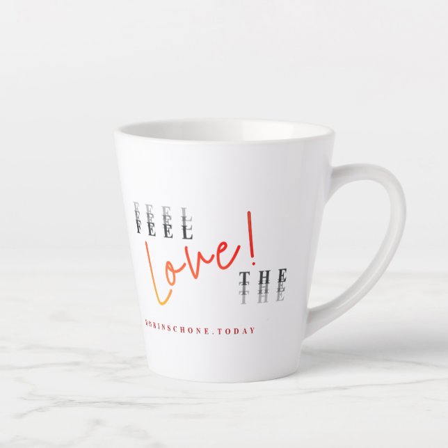 Leben Sie die Leidenschaft ... Fühlen Sie die Lieb Milchtasse (Rechts)
