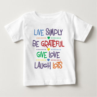 Leben Sie einfach Baby T-shirt