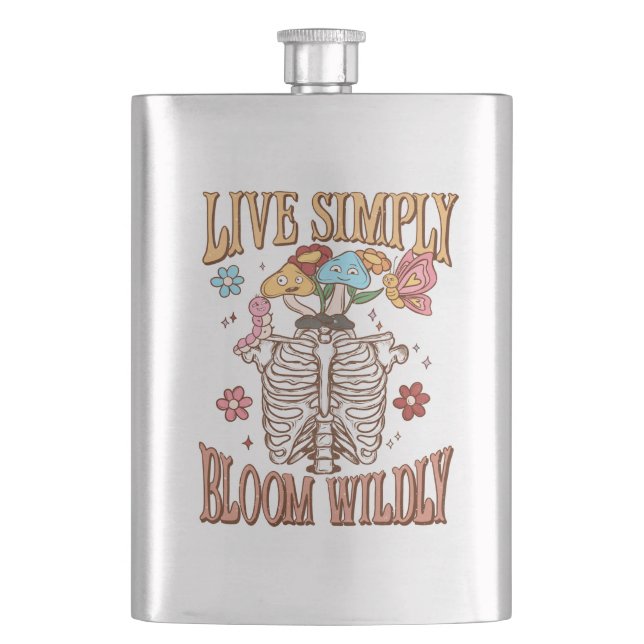 Leben Sie einfach, Bloom Willy Flachmann (Vorderseite)
