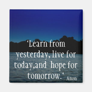 Leben Sie Ihr Leben Magnet