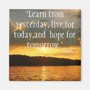 Leben Sie Ihr Leben Magnet