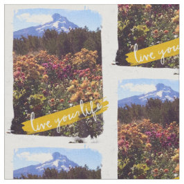 Leben Sie Ihr Leben Stoff