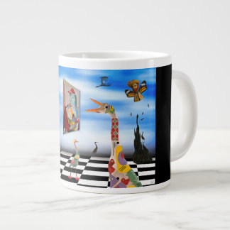 Leben Sie Ihre Kunst Jumbo-Tasse