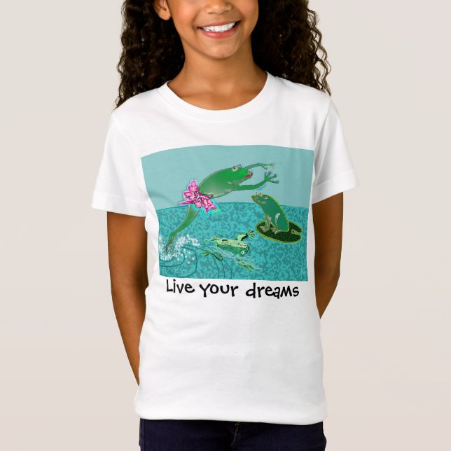 Leben Sie Ihre Träume T-Shirt (Vorderseite)