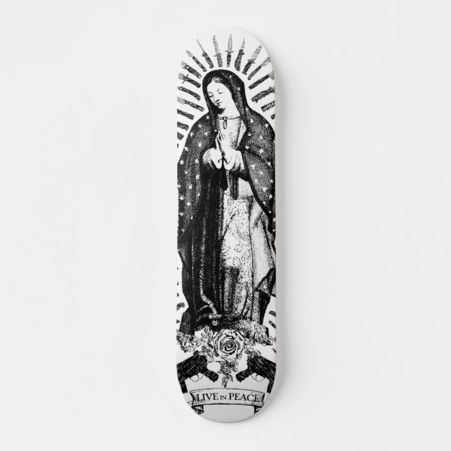 LEBEN SIE IM FRIEDEN SKATEBOARD (Vorne)