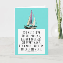 Leben Sie in der aktuellen Thoreau Quote Card des  Karte