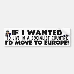 Leben Sie in einem sozialistischen Land? Autoaufkleber