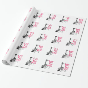 Leben Sie weg vom Gitter Geschenkpapier