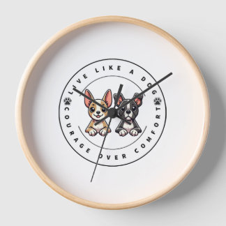 Leben Sie wie ein Hund über Komfort Uhr