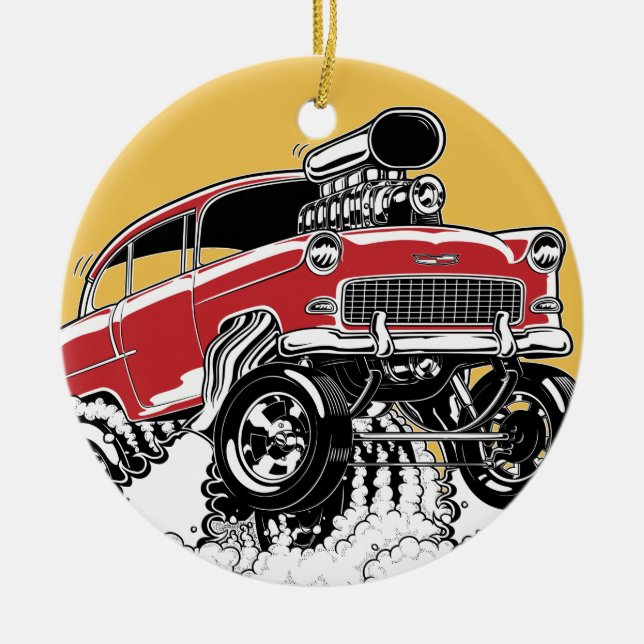 LEBEN SIE ZUR STANGE! 55 Gasser Keramik Ornament (Vorne)