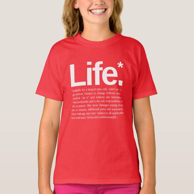 Leben* T-Shirt (Vorderseite)