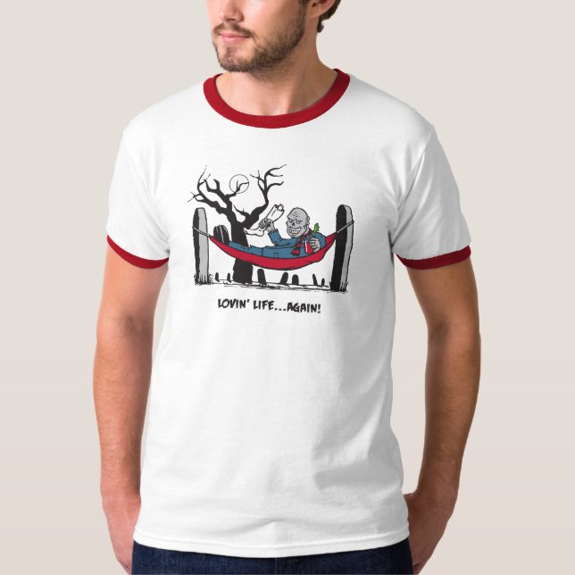LEBEN T - Shirt ZOMBIE-LOVIN! (Vorderseite)