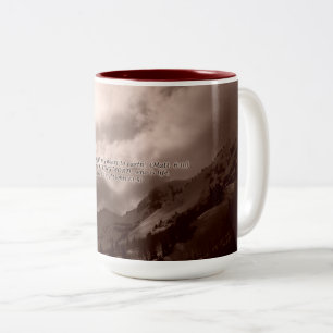 Leben-Tasse Zweifarbige Tasse