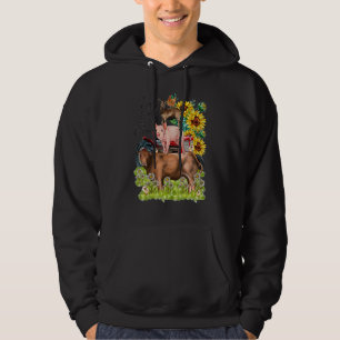 Leben über Balance Tierzucht Kühe Schweineziege Ch Hoodie