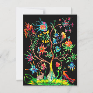 Leben und Fauna Postkarte