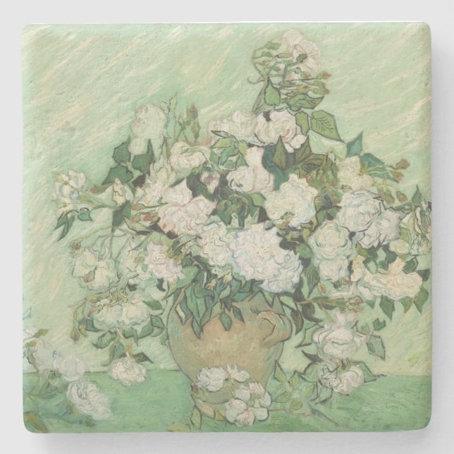 Leben-Untersetzer Impressionist-Van Gogh noch Steinuntersetzer (Vorderseite)