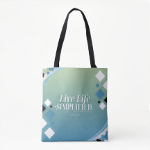 Leben vereinfacht Tasche