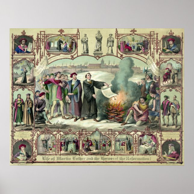 Leben von Martin Luther Poster (Vorne)