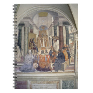 Leben von St. Benedict (Fresko) (Detail) Notizblock