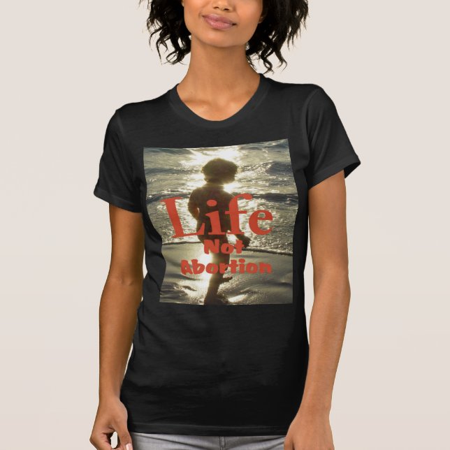 Leben wählen T-Shirt (Vorderseite)