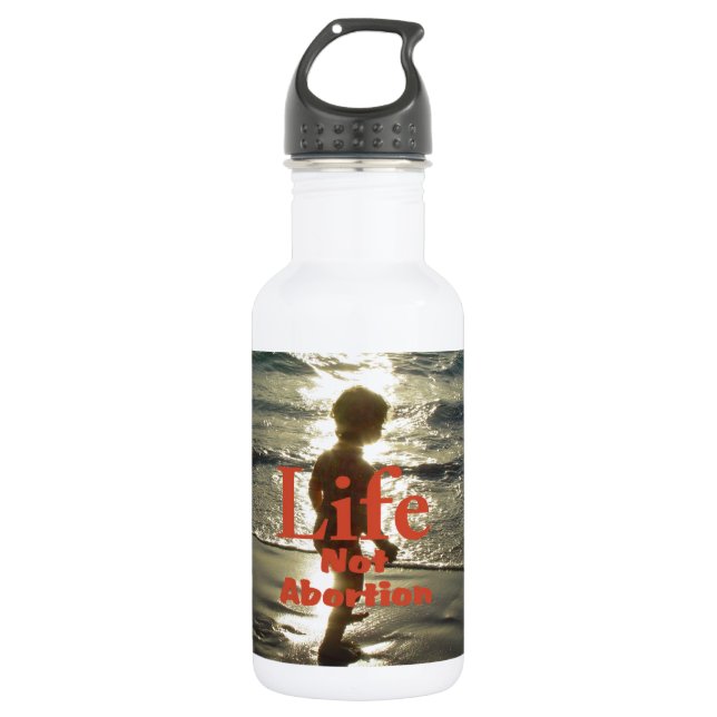 Leben wählen trinkflasche (Vorderseite)